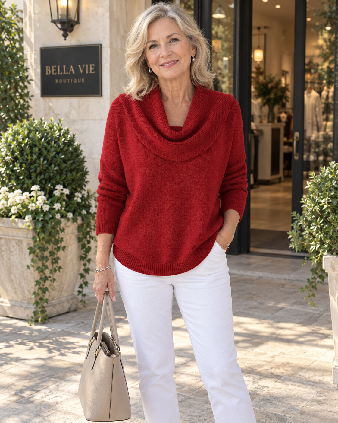 Juliette | Cowl Neck Jumper