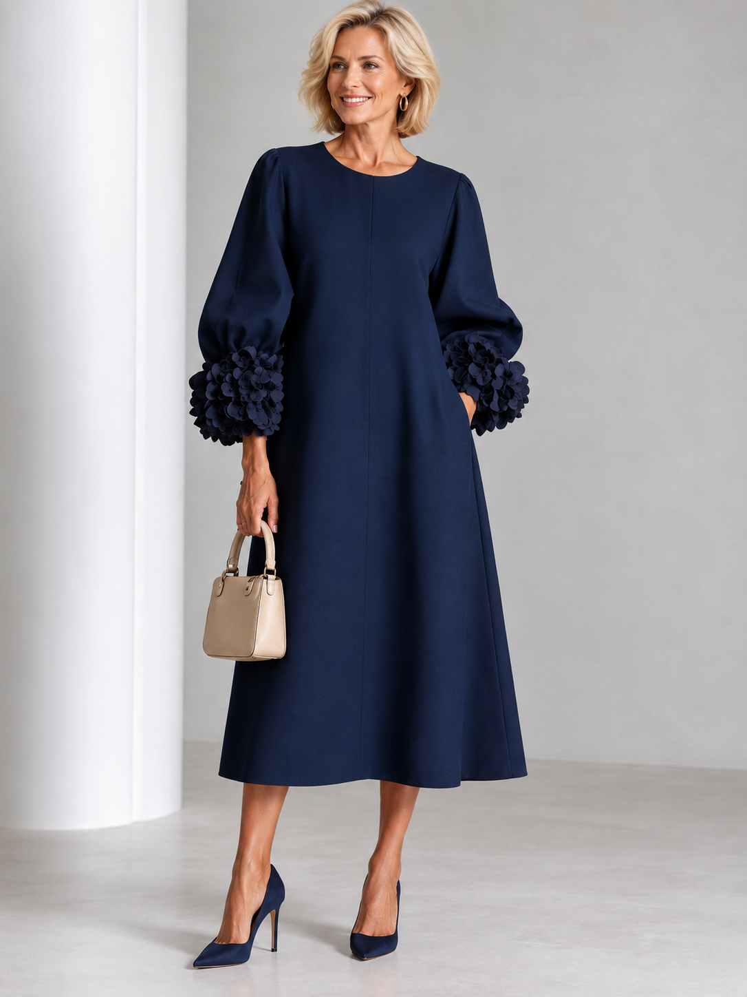 Gemma | Chic Floral Sleeve Dress