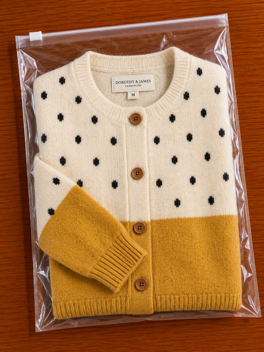 Monique | Yellow Button Cardigan