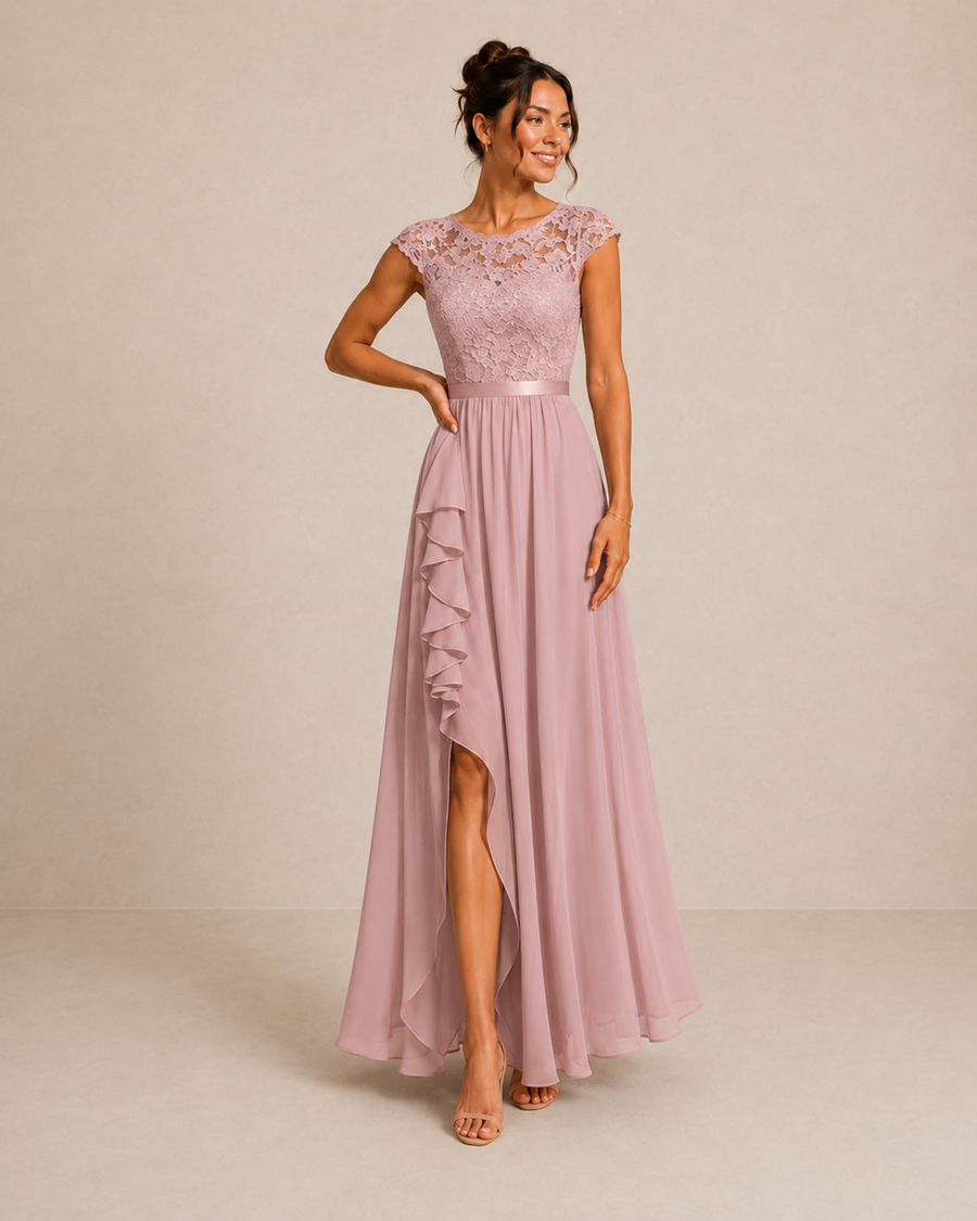 JUSTYNA | ELEGANT LACE MAXI DRESS FOR WOMEN