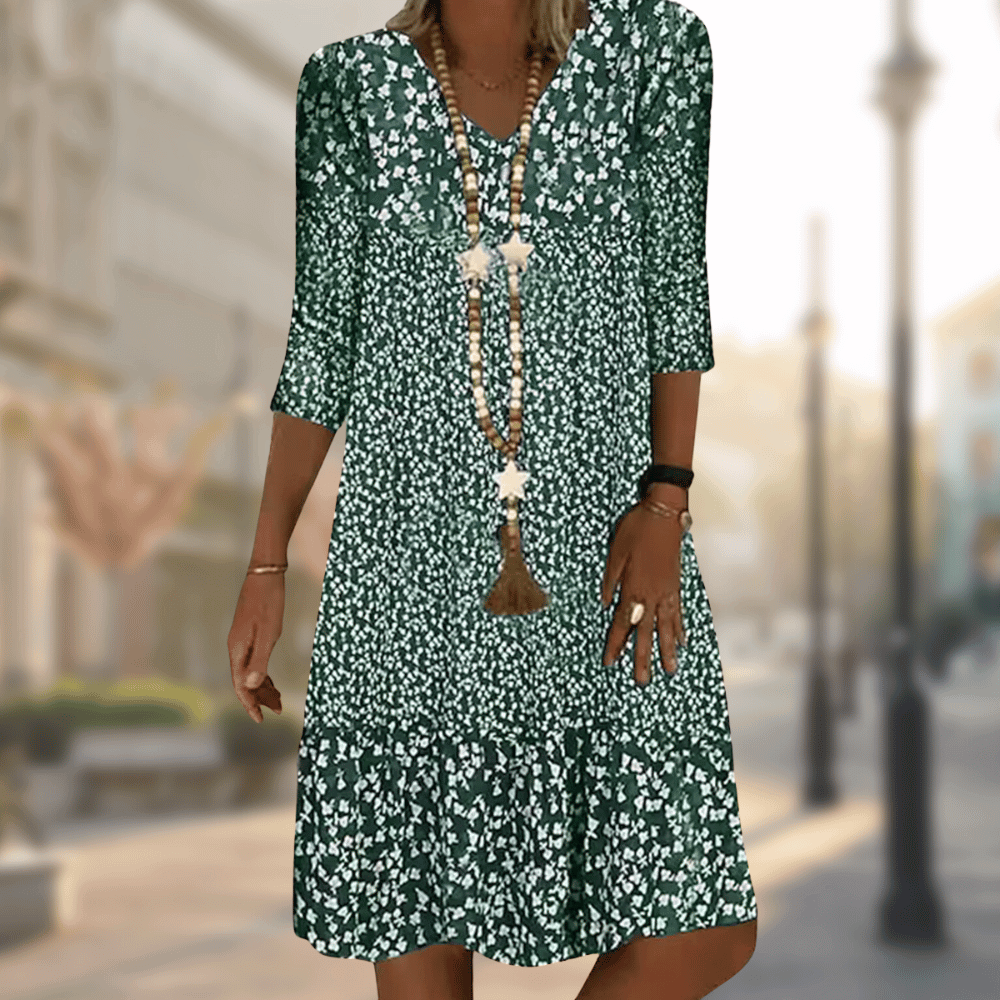 Naila | Elegant Dress With Print