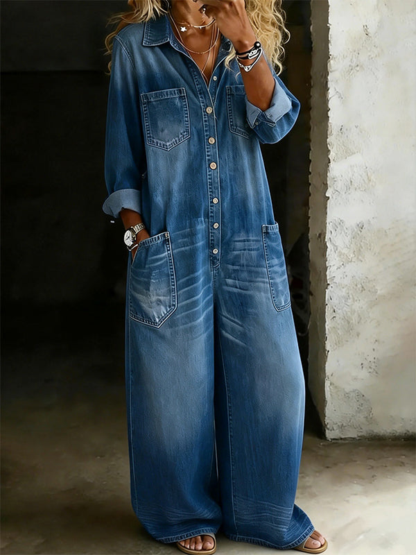 Donna | Denim Jumpsuit