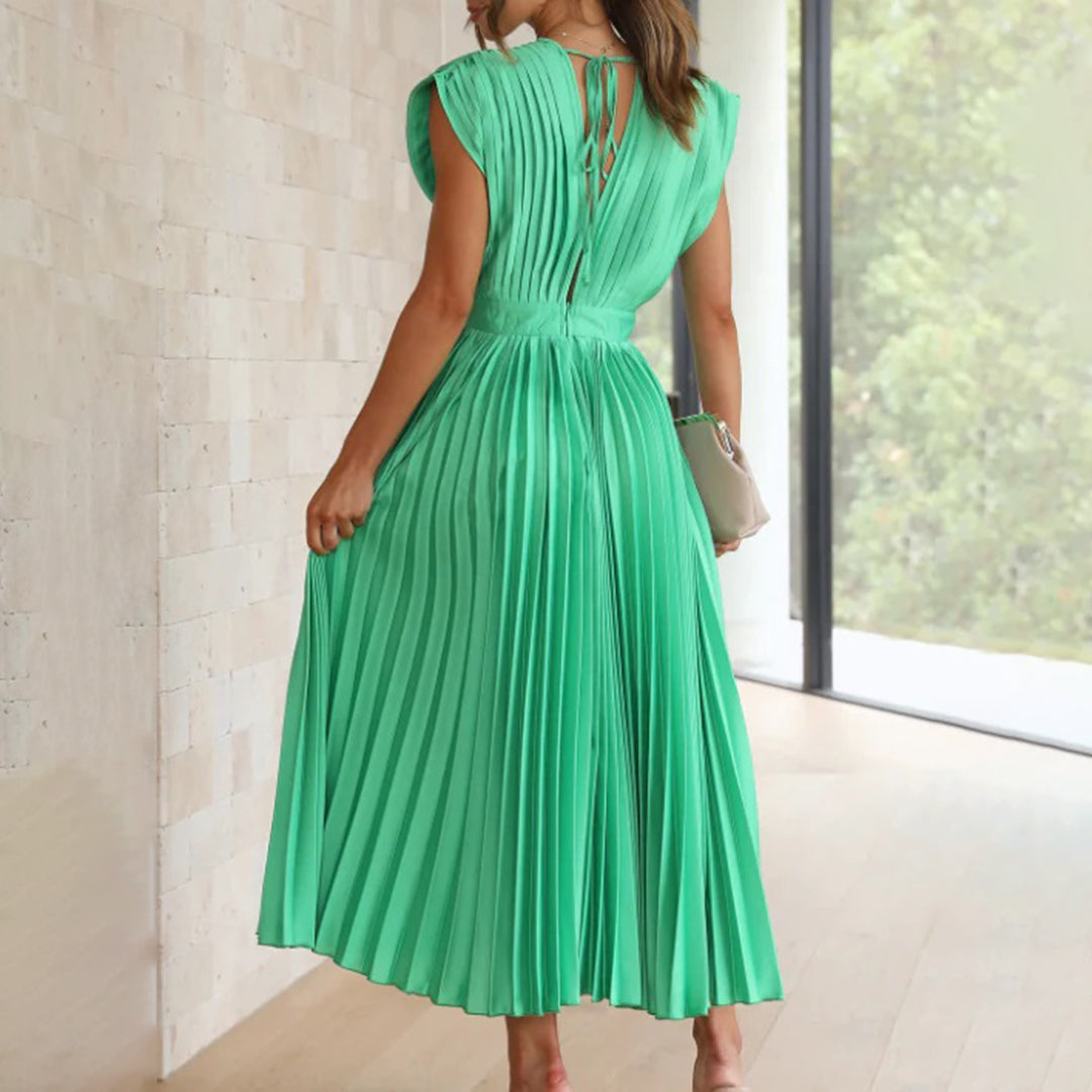 Timeless Pleated Midi Dress