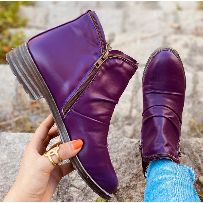 Women’s Water Resistant Side Zip Ankle Support Boots
