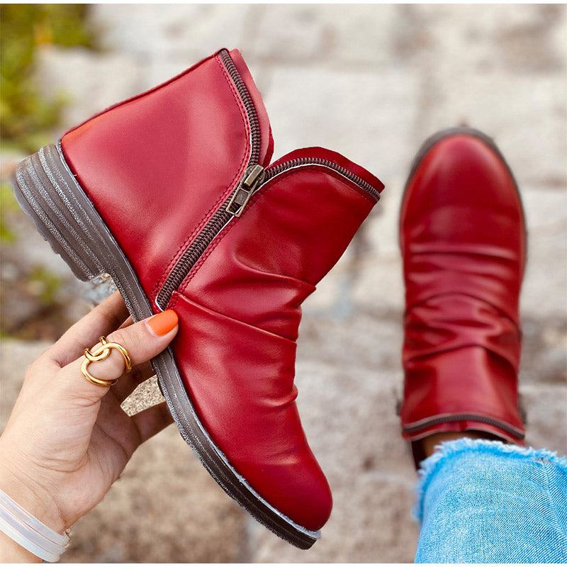 Women’s Water Resistant Side Zip Ankle Support Boots