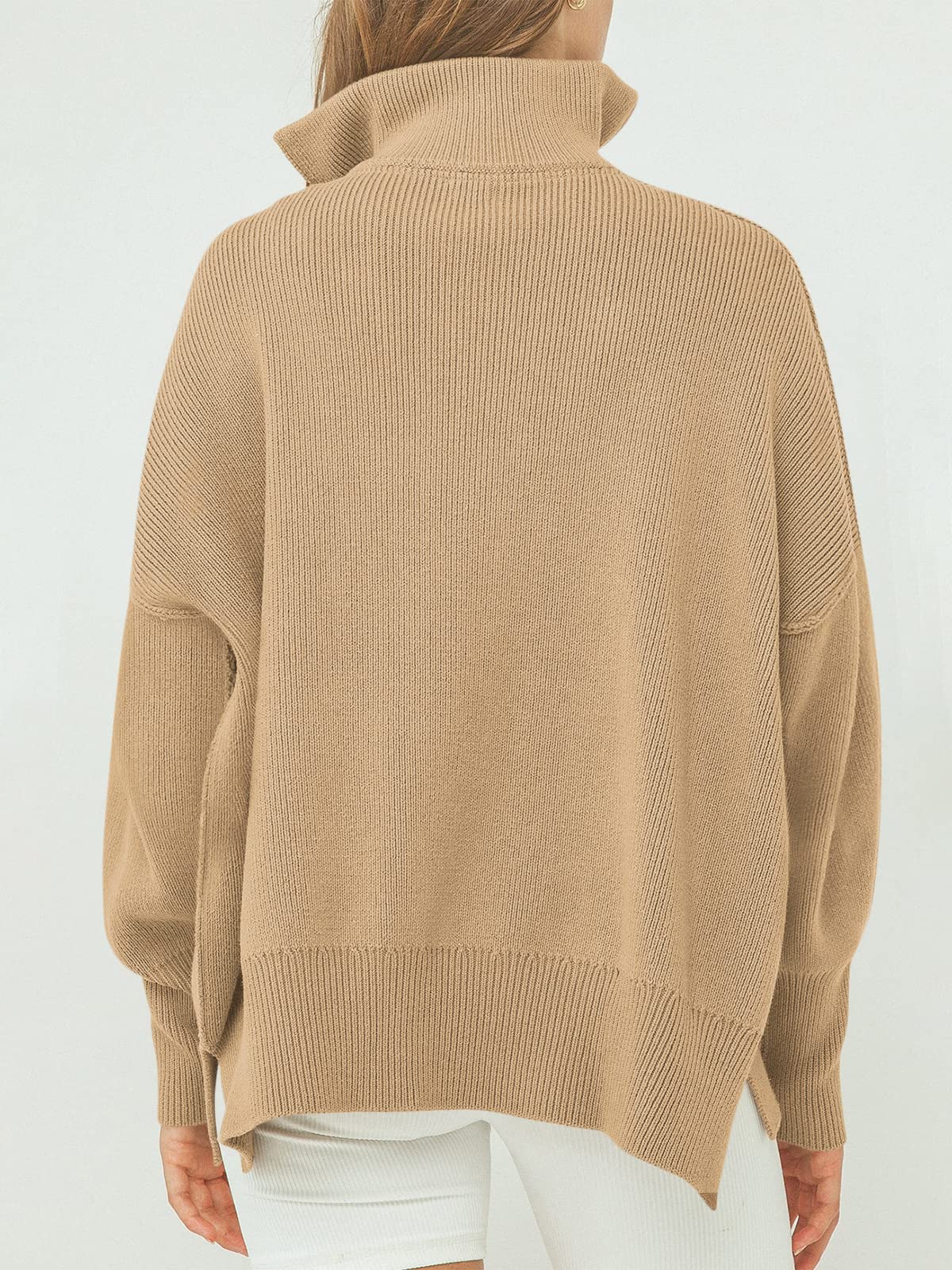 Kitty | Oversized Quarter Zip Sweater Pullover