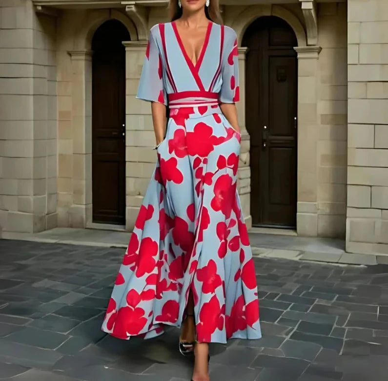 Helena | Elegant Floral Dress