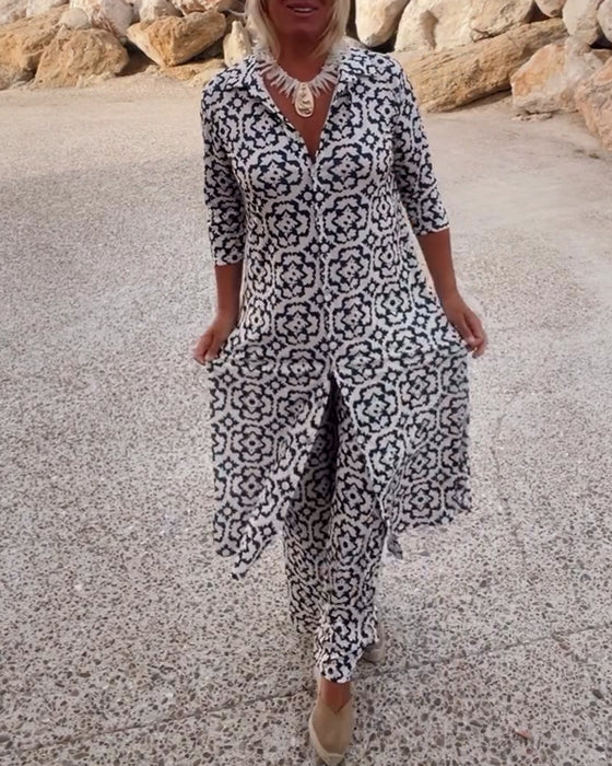 Sara™ | Two-Piece Set with Button Closure