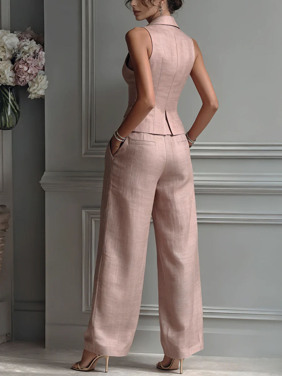 Victoria™ | V-Neck Two-Piece Set