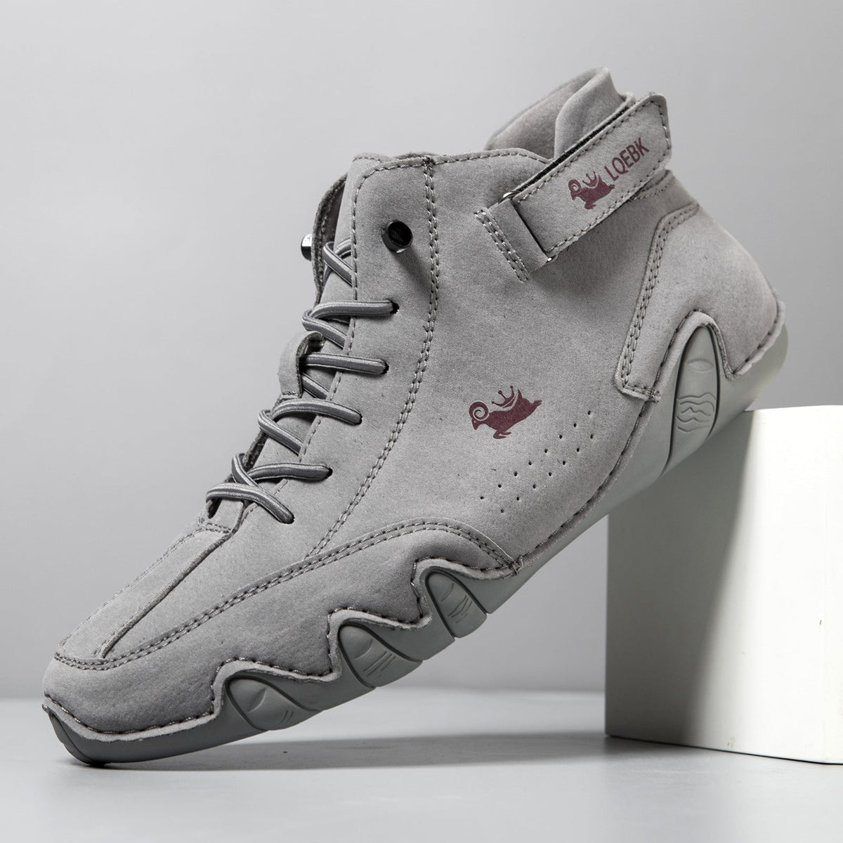 Men’s High-Top Octopus Print Casual Boots
