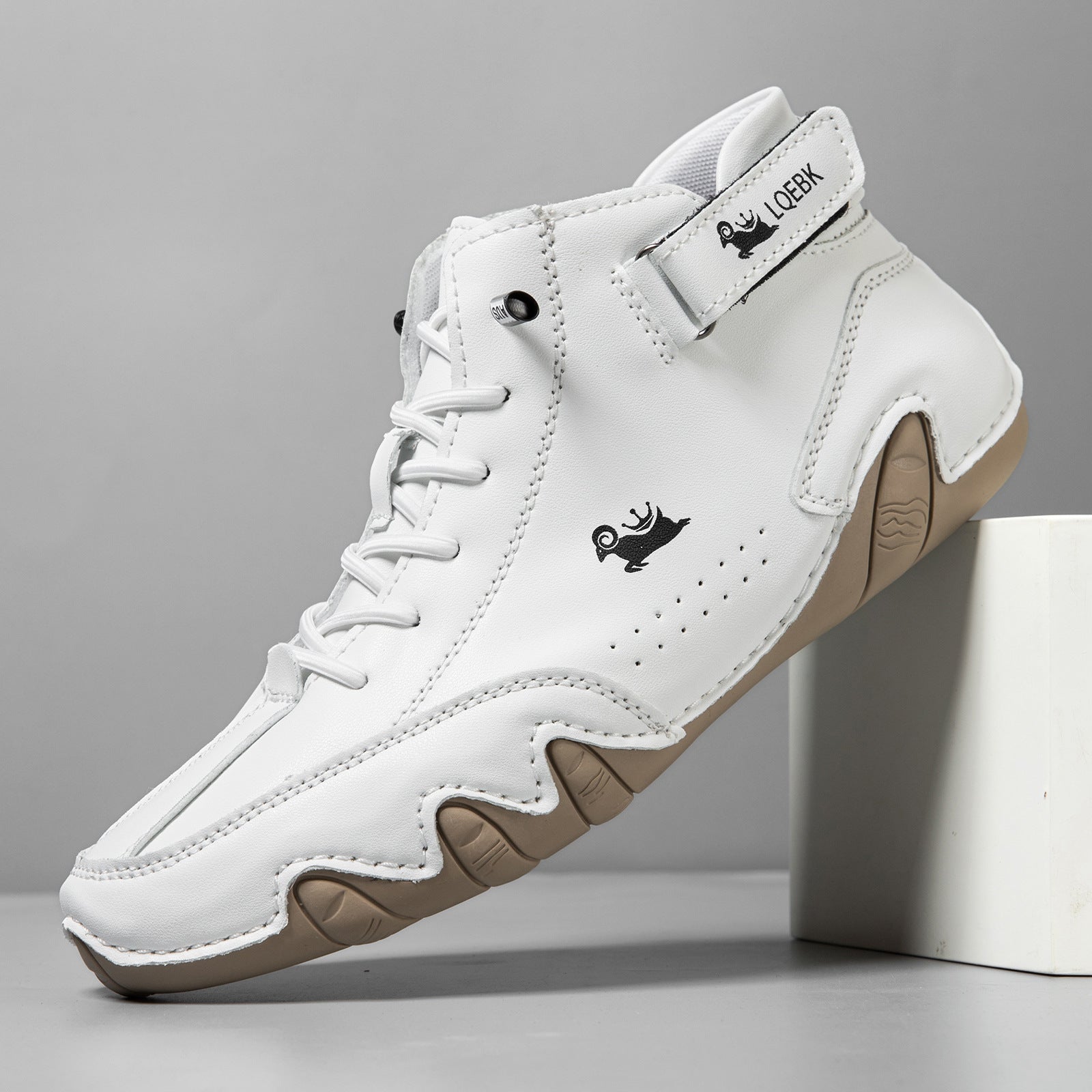 Men’s High-Top Octopus Print Casual Boots