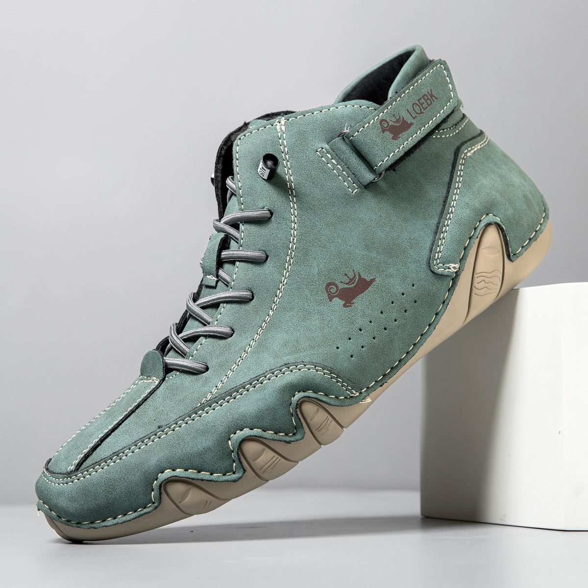 Men’s High-Top Octopus Print Casual Boots