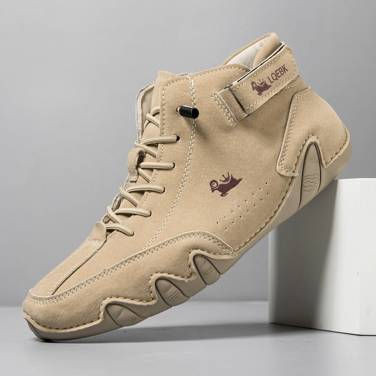 Men’s High-Top Octopus Print Casual Boots