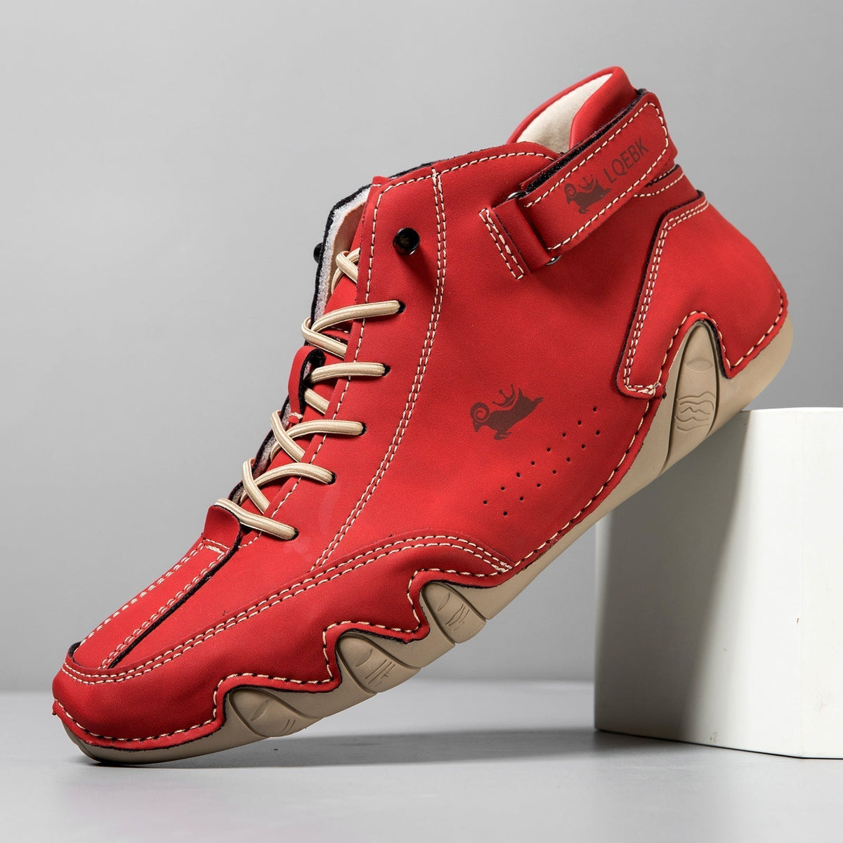 Men’s High-Top Octopus Print Casual Boots