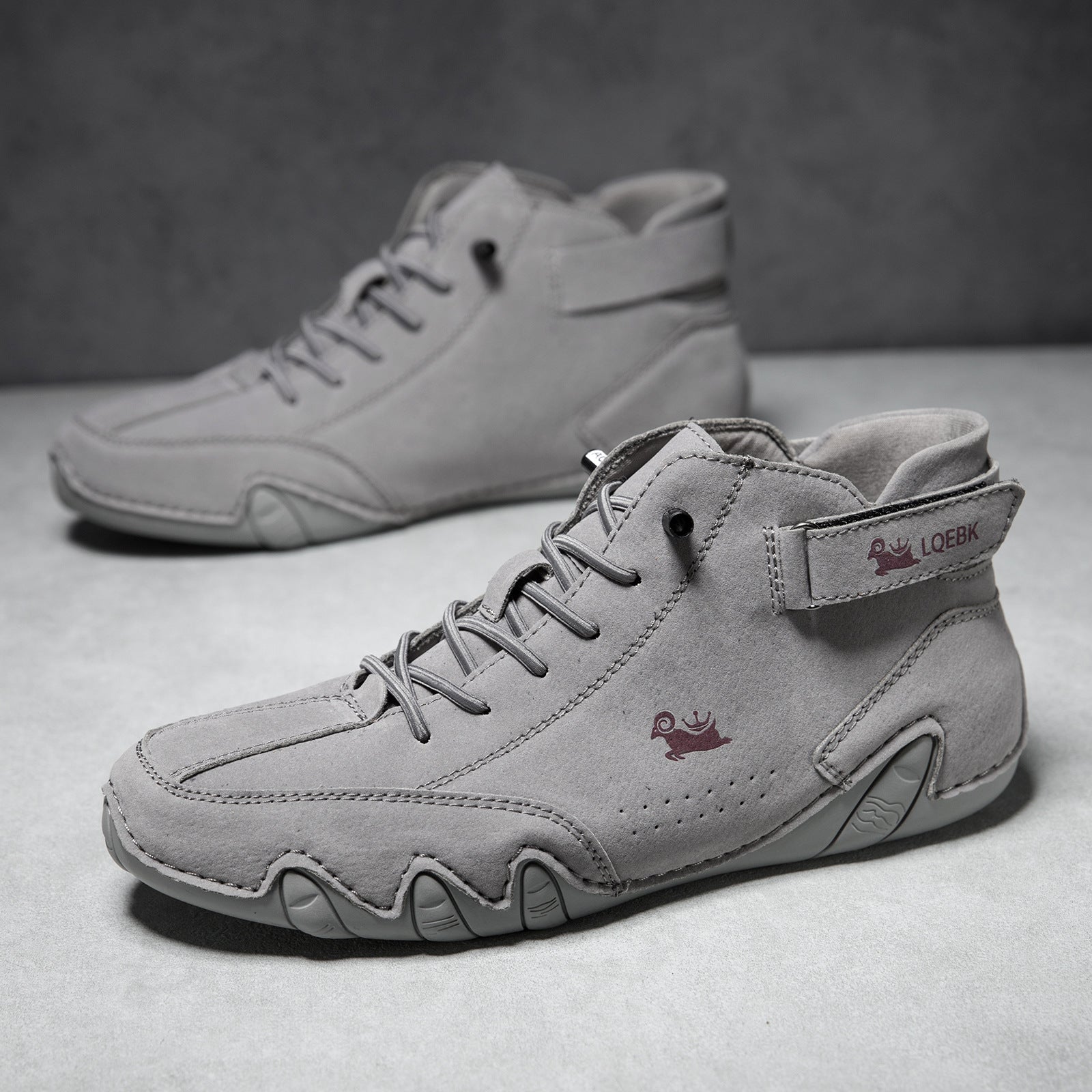 Men’s High-Top Octopus Print Casual Boots