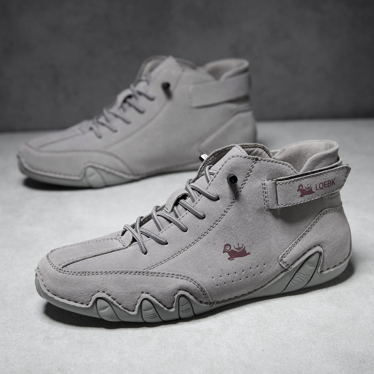 Men’s High-Top Octopus Print Casual Boots