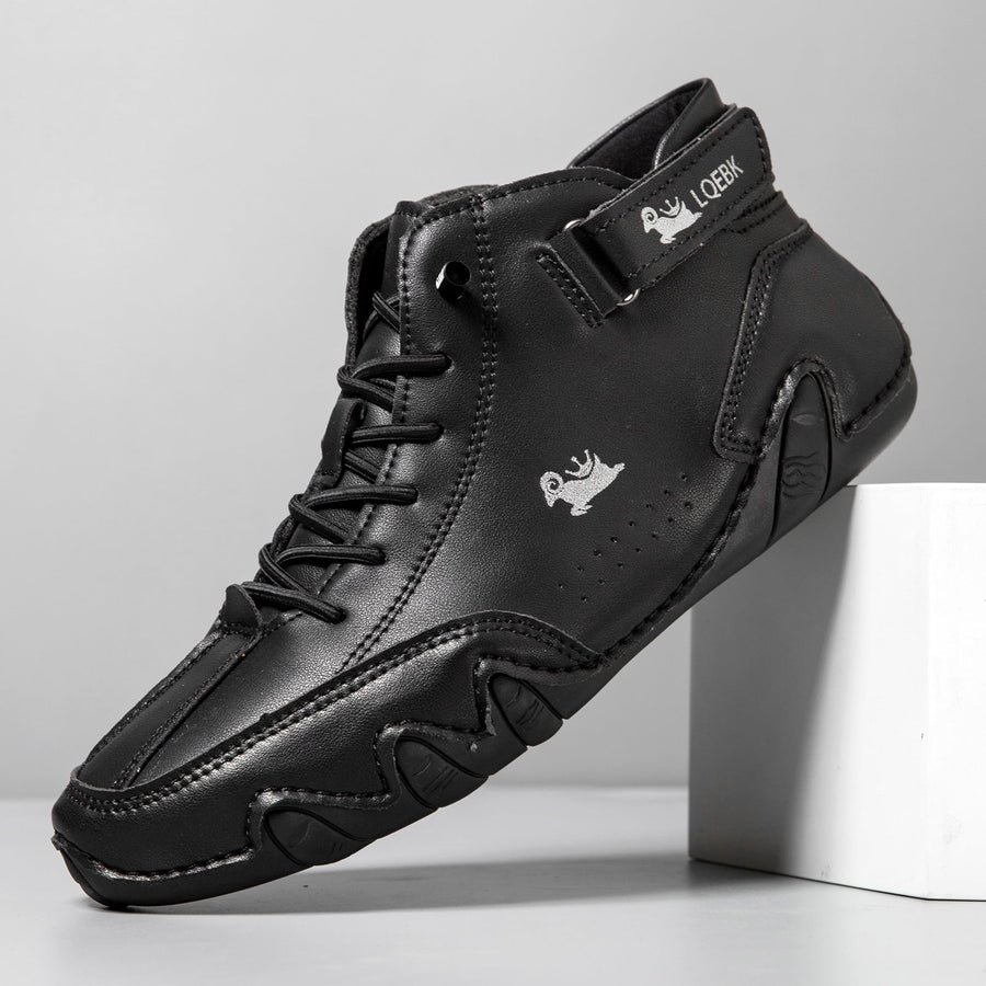 Men’s High-Top Octopus Print Casual Boots