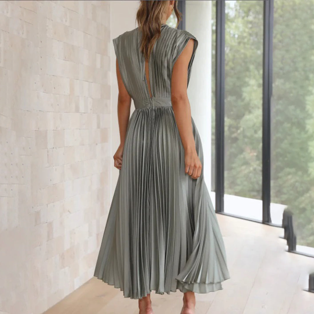 Timeless Pleated Midi Dress