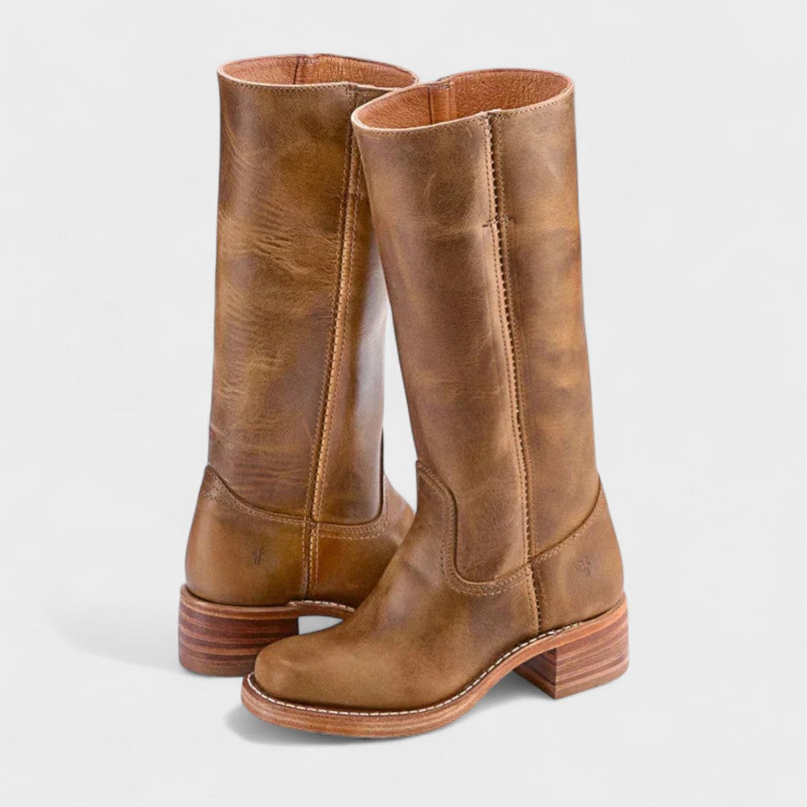 Rhonda™ | Leather Tall Boots