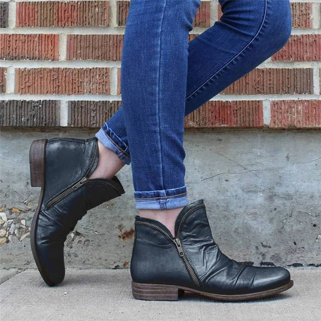 Women’s Water Resistant Side Zip Ankle Support Boots