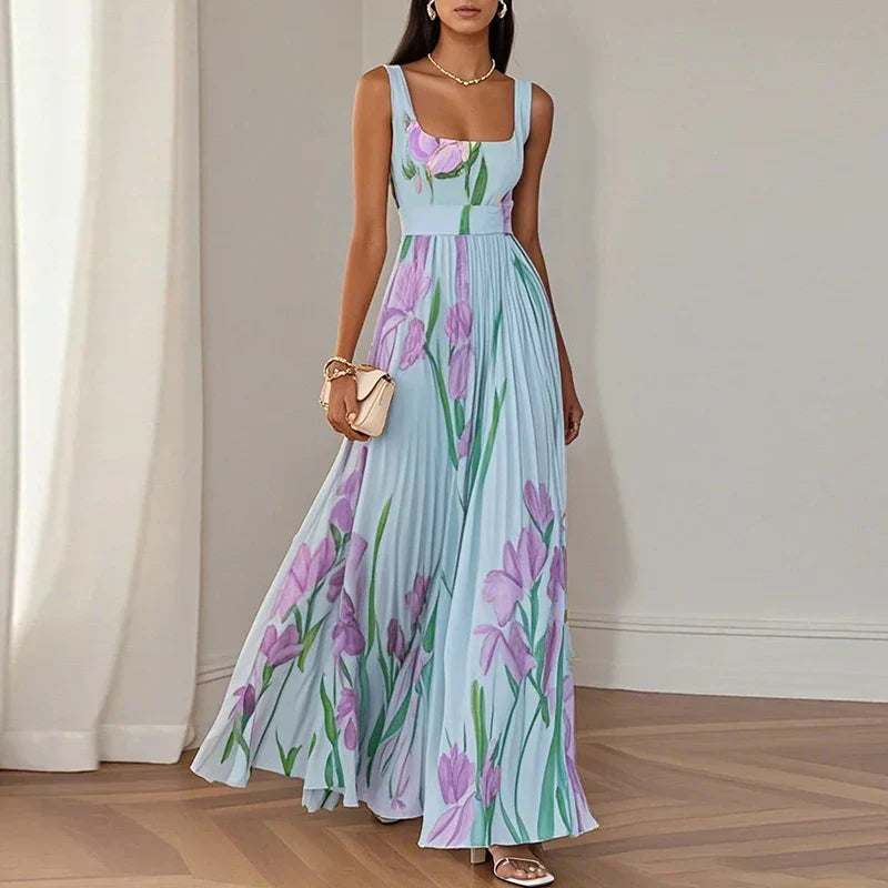Isla | Elegant Floral Maxi Dress
