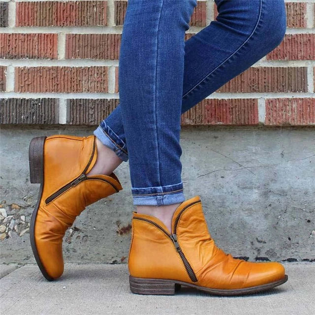 Women’s Water Resistant Side Zip Ankle Support Boots
