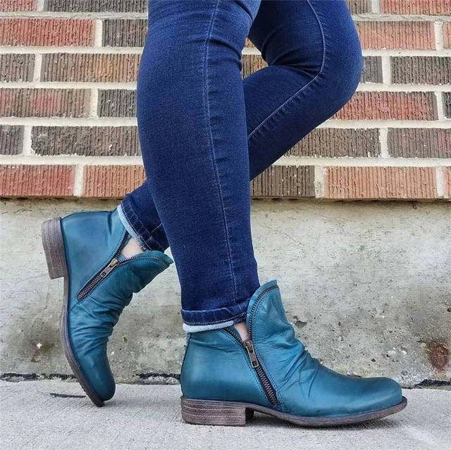 Women’s Water Resistant Side Zip Ankle Support Boots