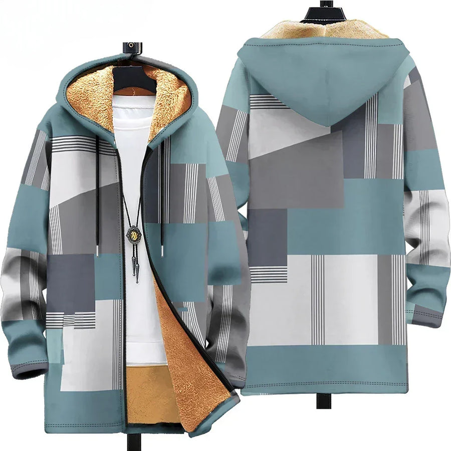 Evelyn | Art-Inspired Hooded Cardigan