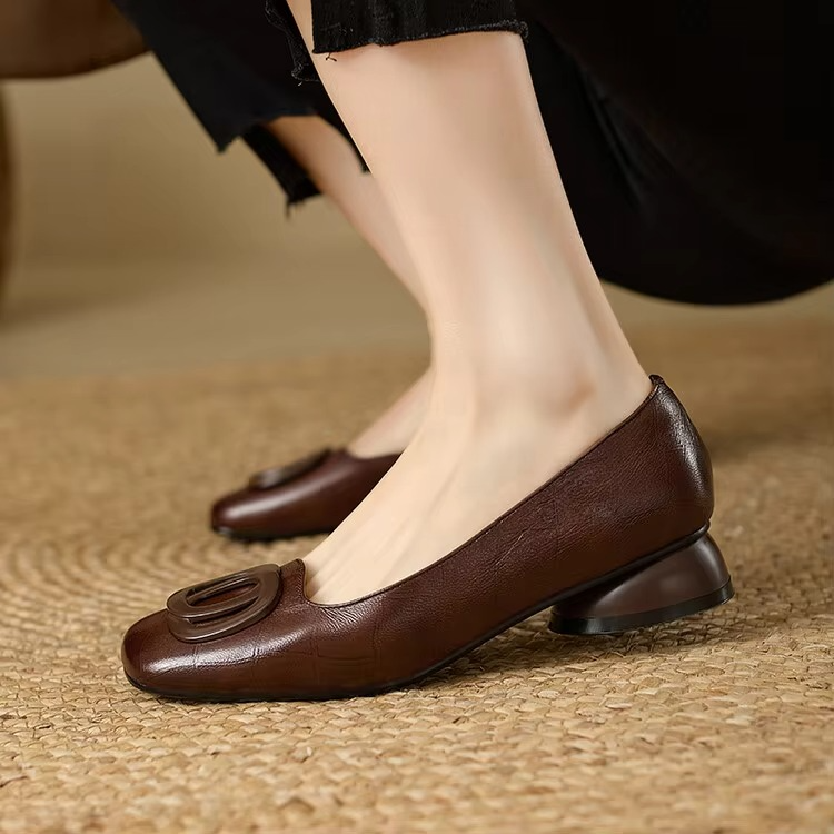 Opie | Leather Flats