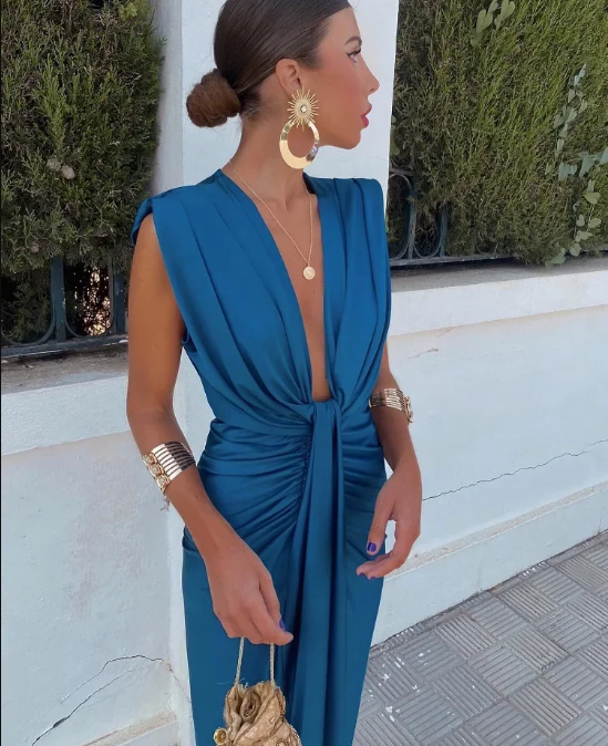 Daisy | Elegant Pleated Dress