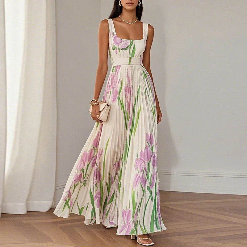 Isla | Elegant Floral Maxi Dress