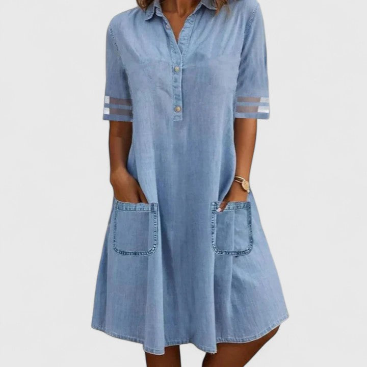 Brisa | Figure-Flattering Denim Dress