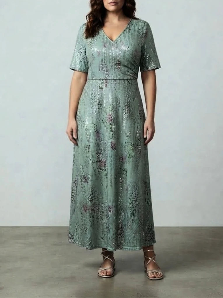 Philomene | Midi Dress with Flattering Tummy Coverage