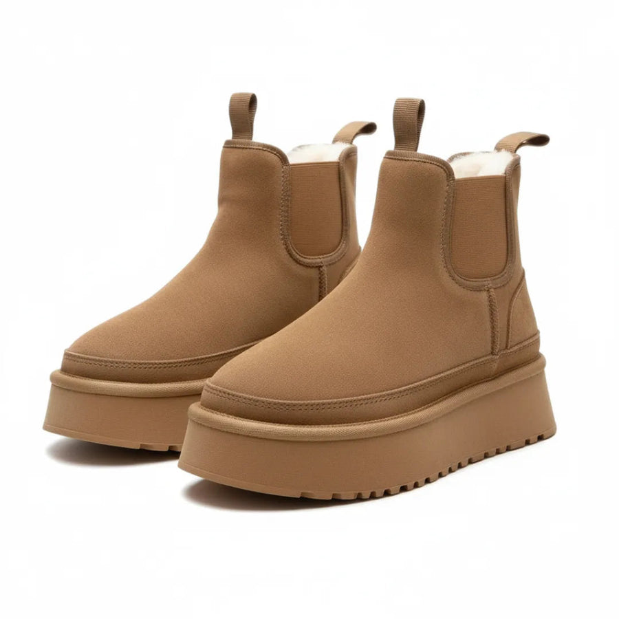 Zinzi | Cozy Ankle Boots Suede Chelsea Style