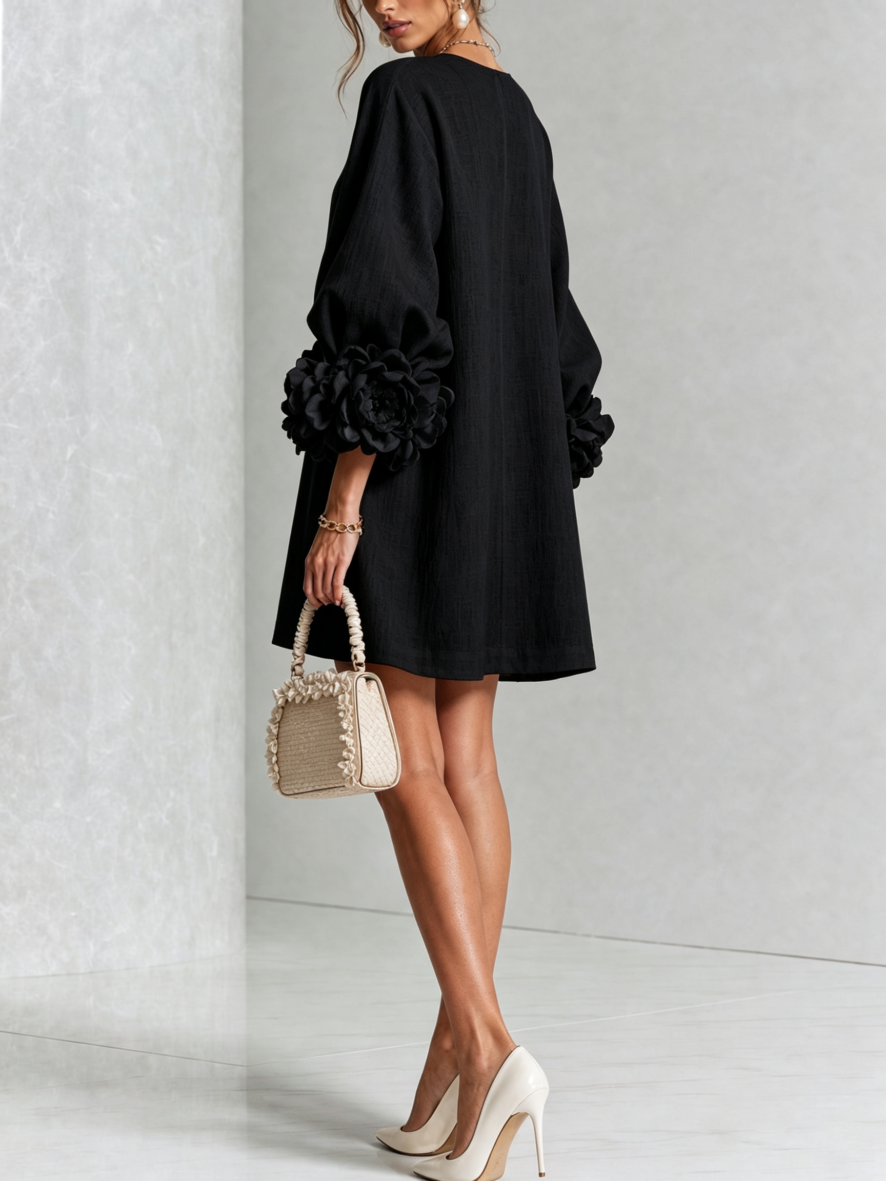 Florence™ | Floral Button-Down Mini Dress