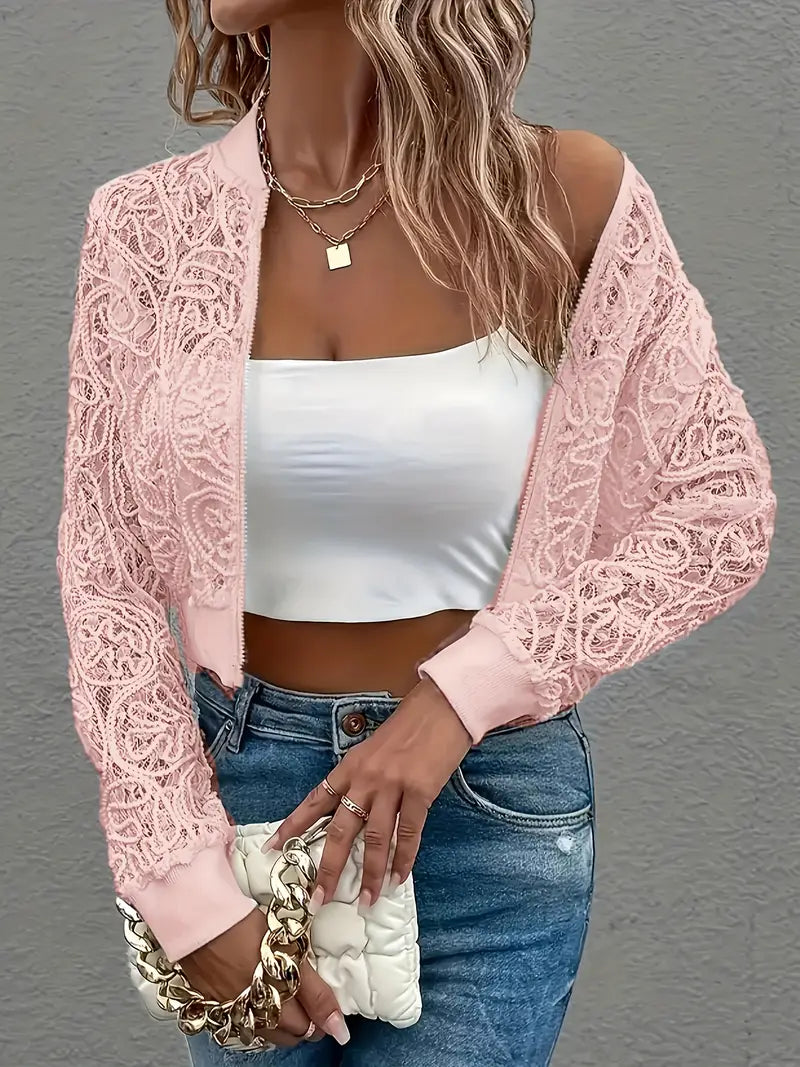 Camille™ | Elegant Lace Jacket