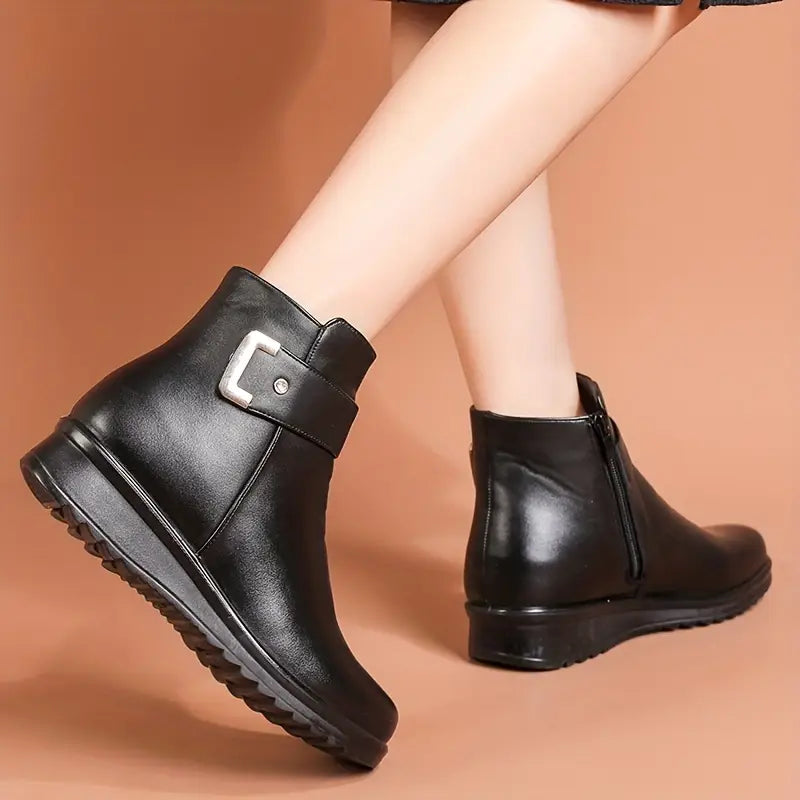 Women’s Fleece-Lined Winter Ankle Boots