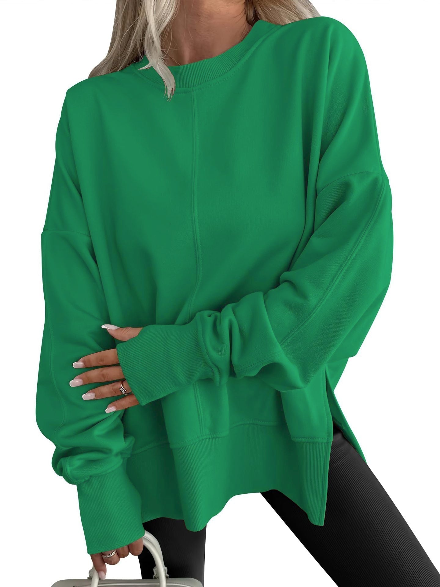 Gwen™ - Comfy Oversized Long Sleeve Sweatshirt