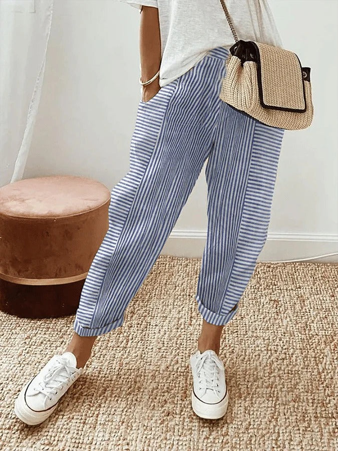 Gabriella | Striped Pants