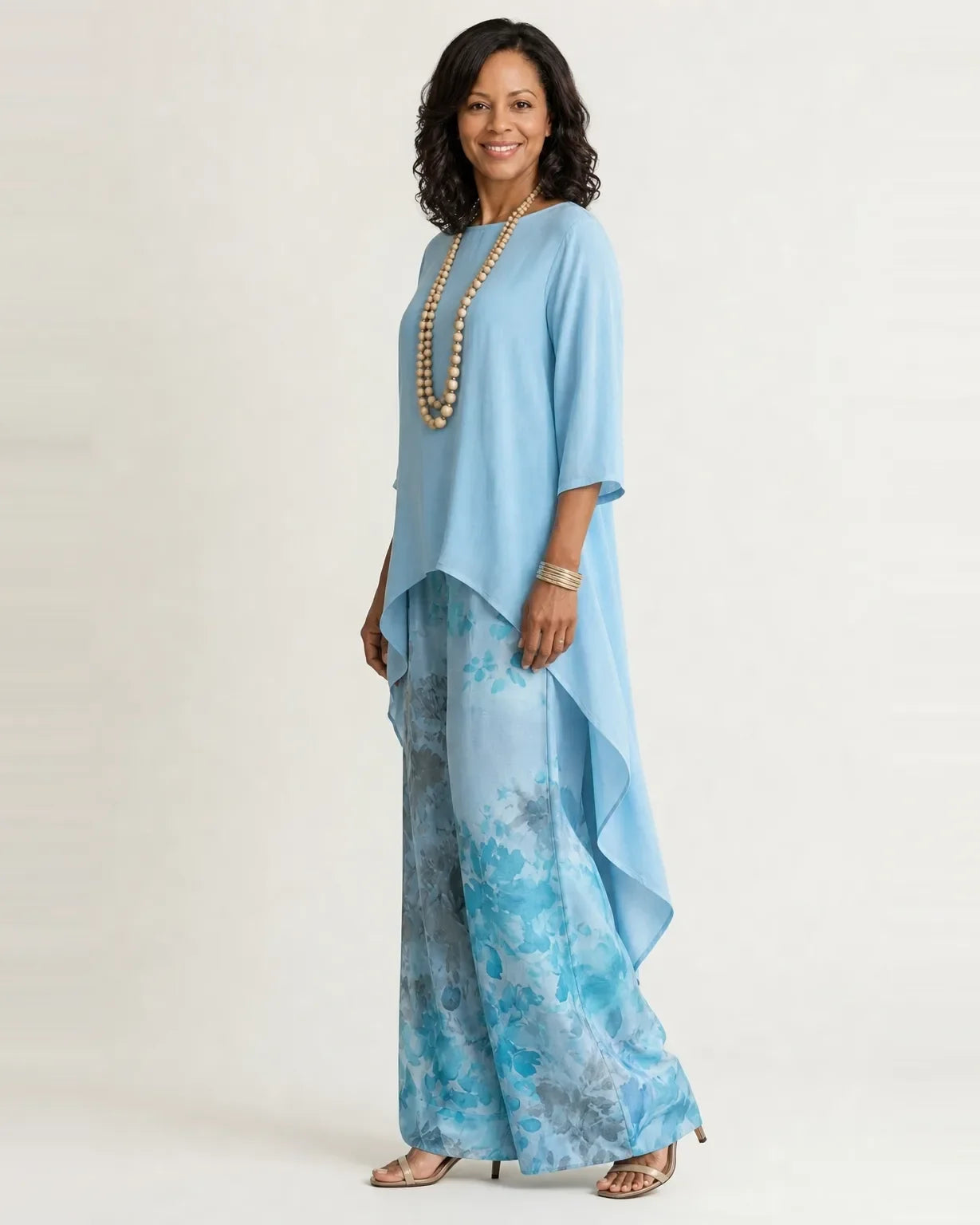 Cariola | Two-Piece Set with Asymmetric Tunic