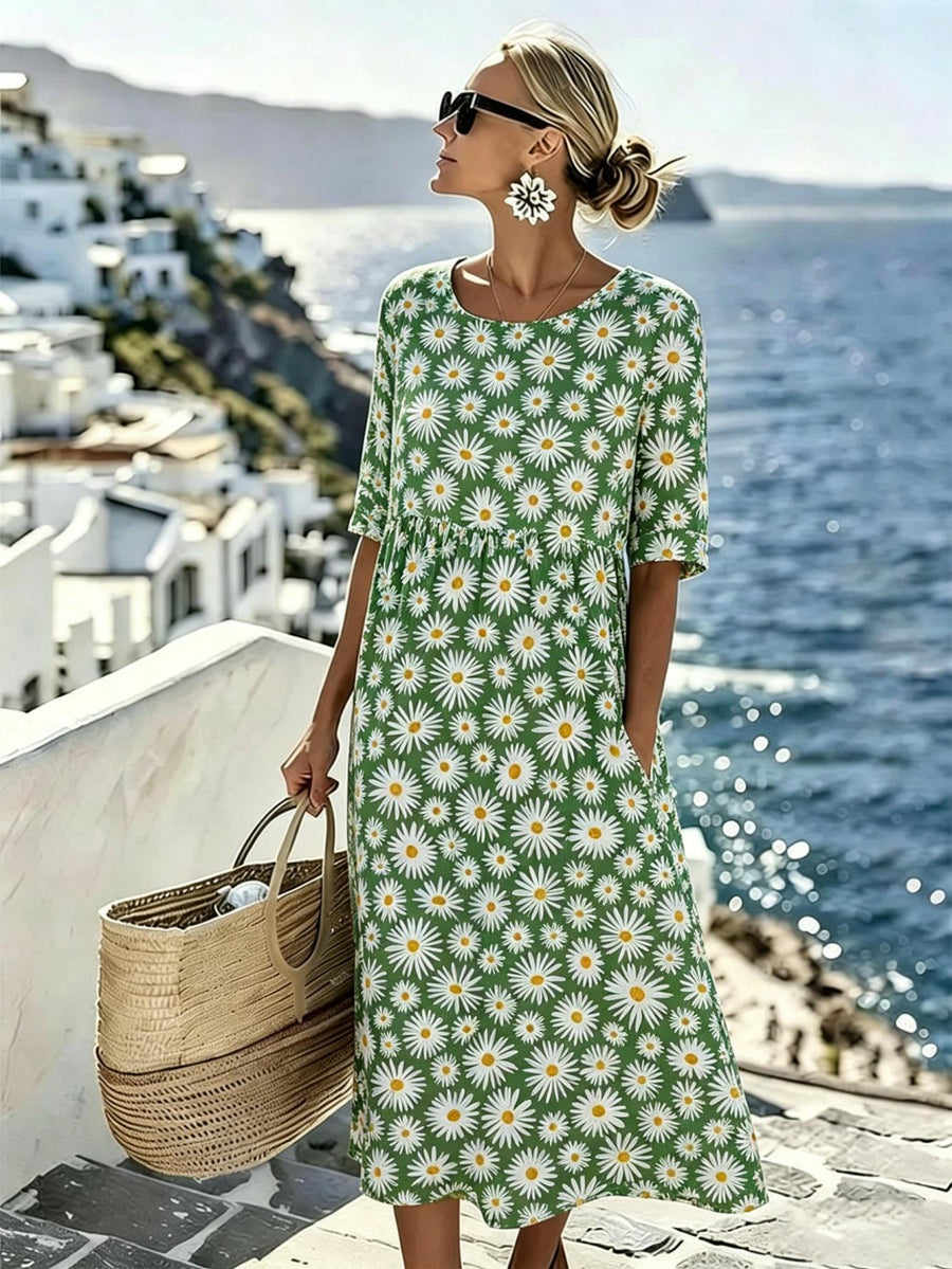 Daisy™ | Blooming Meadow Midi Dress