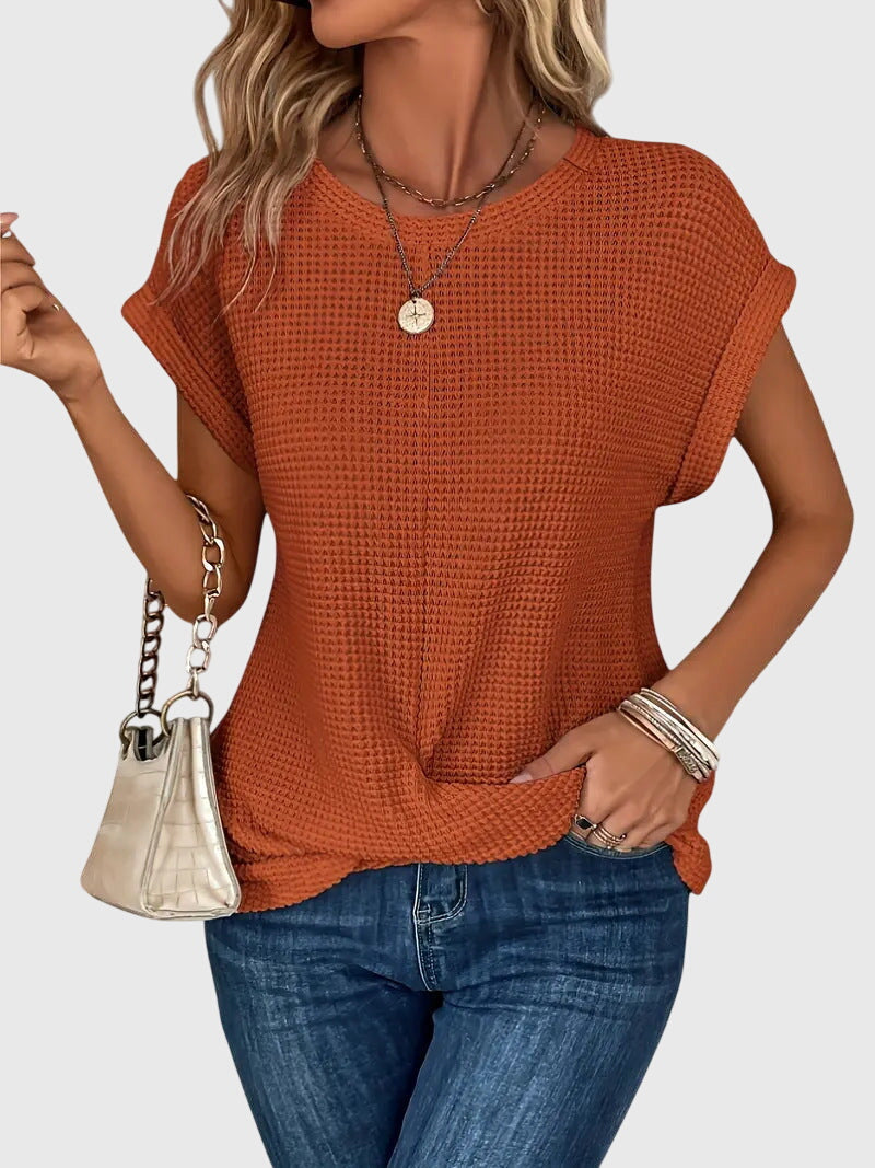 Isa | Crew Neck Blouse