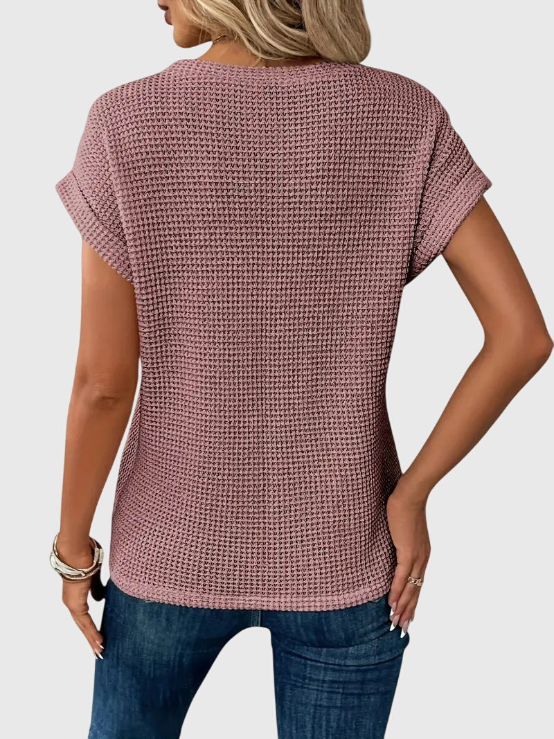 Isa | Crew Neck Blouse