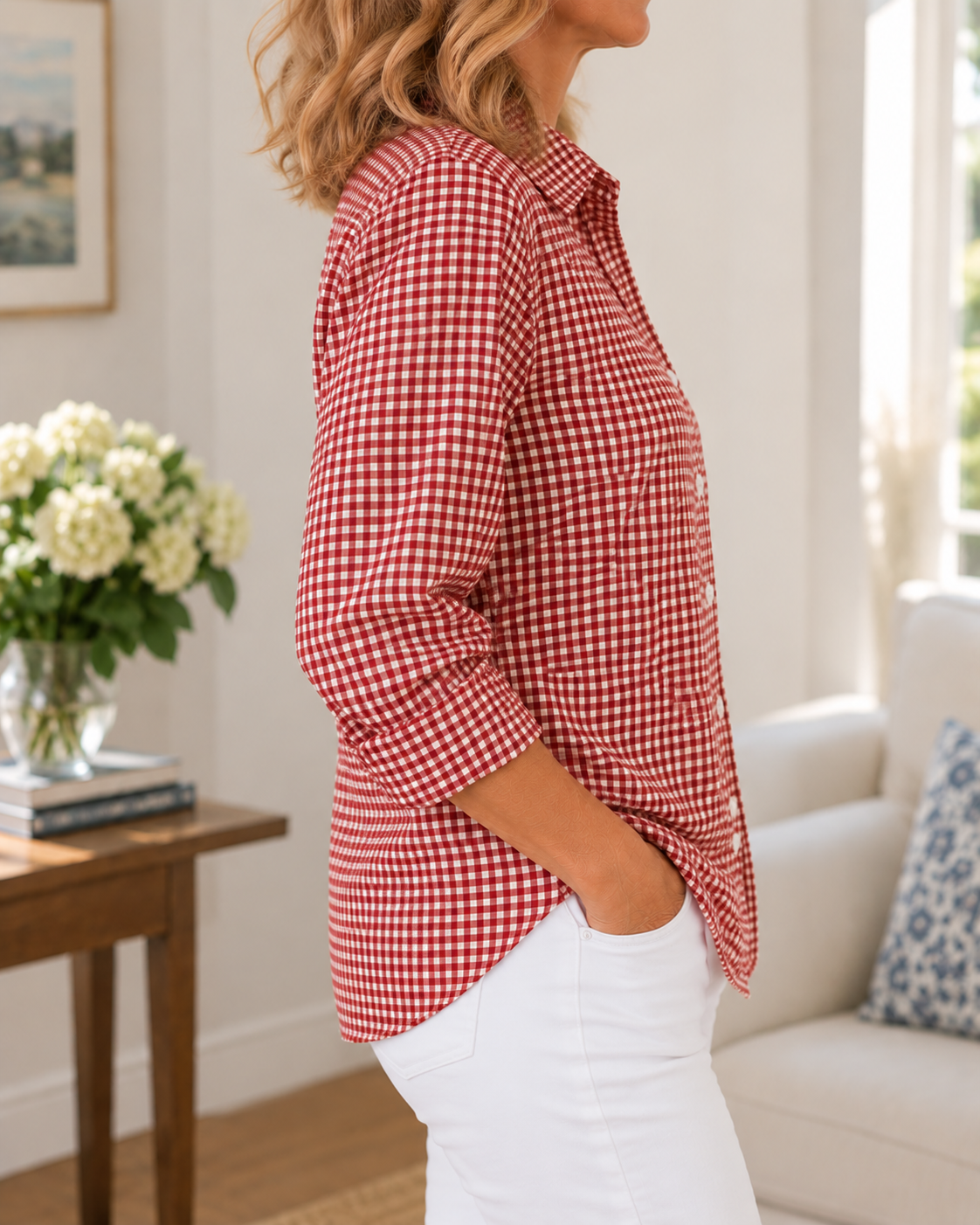 Checkered Button Shirt