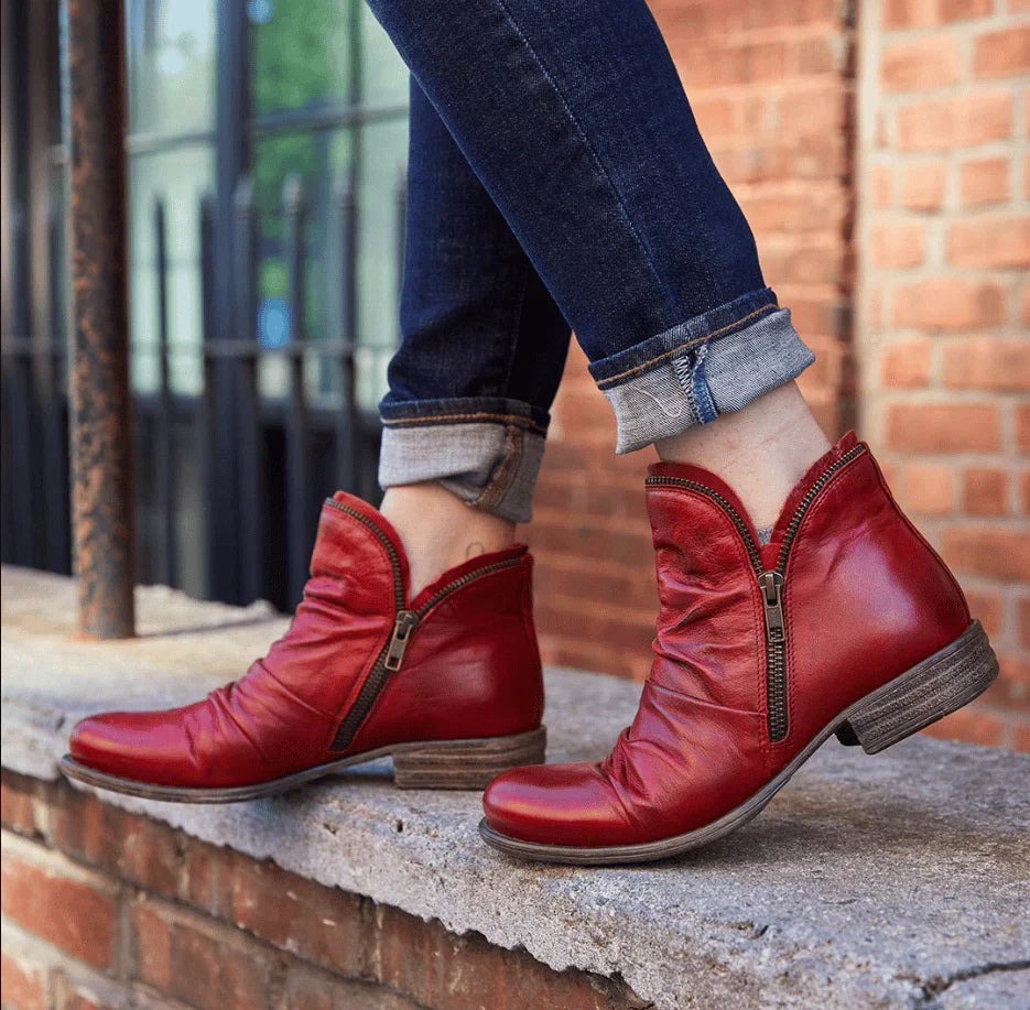 Women’s Water Resistant Side Zip Ankle Support Boots