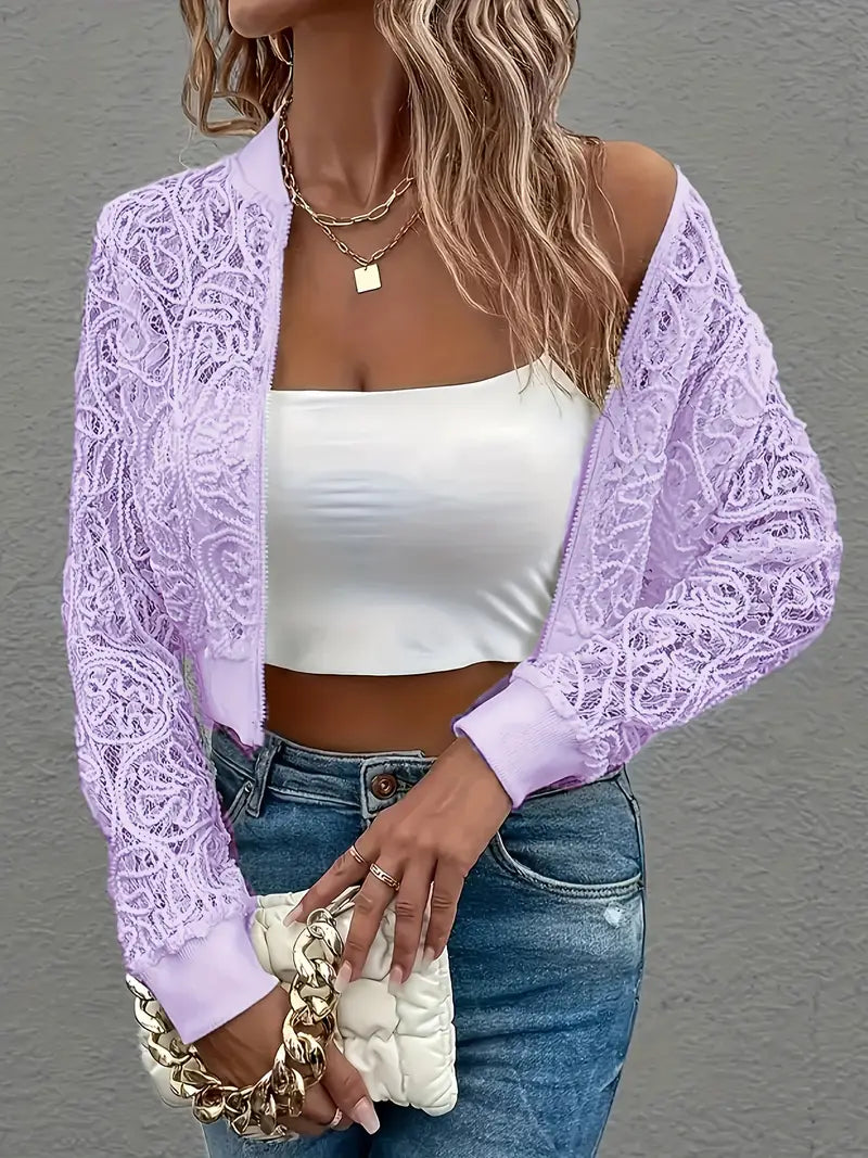 Camille™ | Elegant Lace Jacket