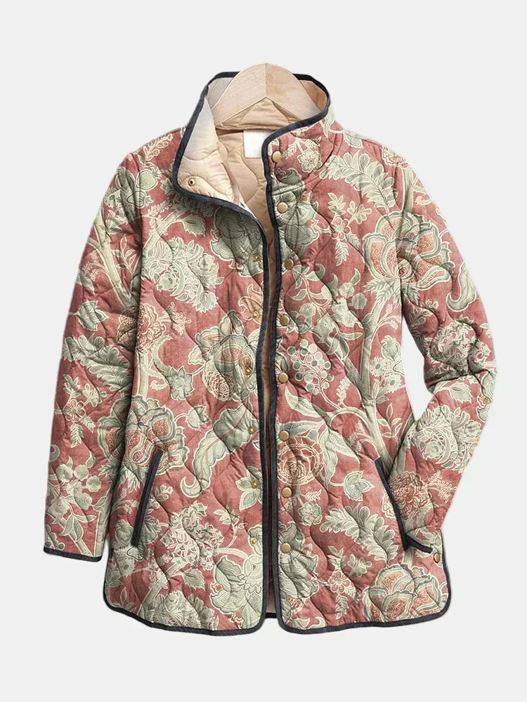 Women’s Vintage Floral Quilted Jacket