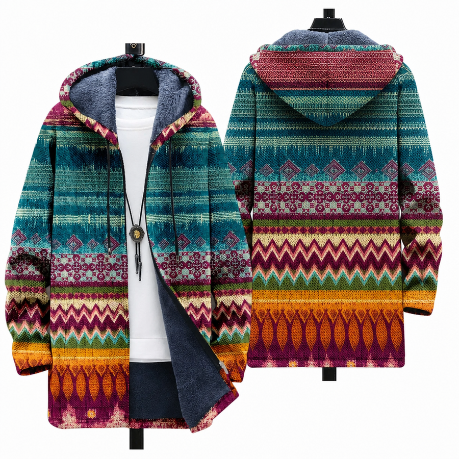 Kennedy | Art-Inspired Hooded Cardigan