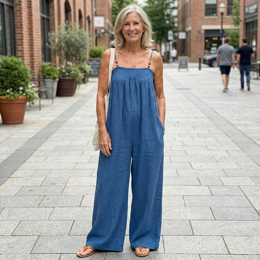 Madison | Denim Wide-Leg Jumpsuit