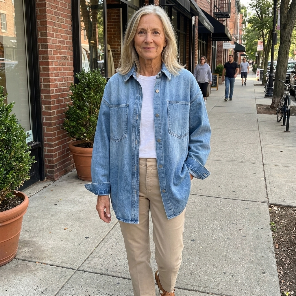 Clara | Oversized Denim Jacket